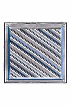 FERRAGAMO BLUE Silk pocket square