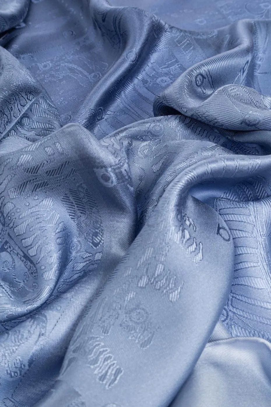 FERRAGAMO BLUE Silk scarf