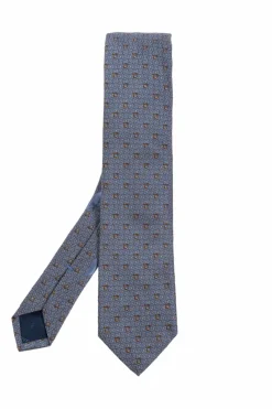 FERRAGAMO BLUE Silk tie
