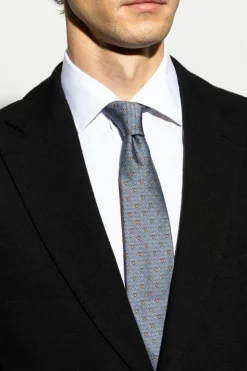 FERRAGAMO BLUE Silk tie