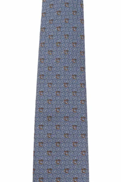 FERRAGAMO BLUE Silk tie