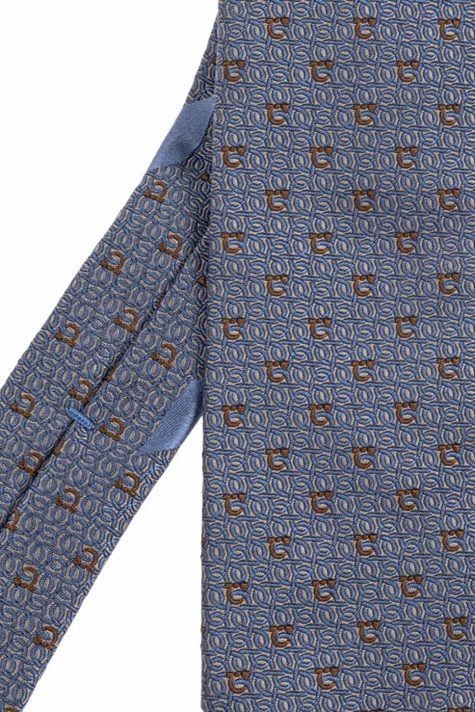FERRAGAMO BLUE Silk tie