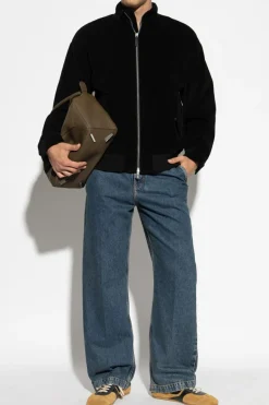 FERRAGAMO BLUE Straight-leg jeans