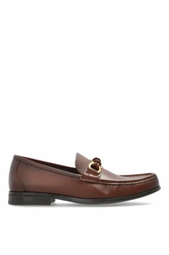 FERRAGAMO BROWN "Alain" loafers shoes