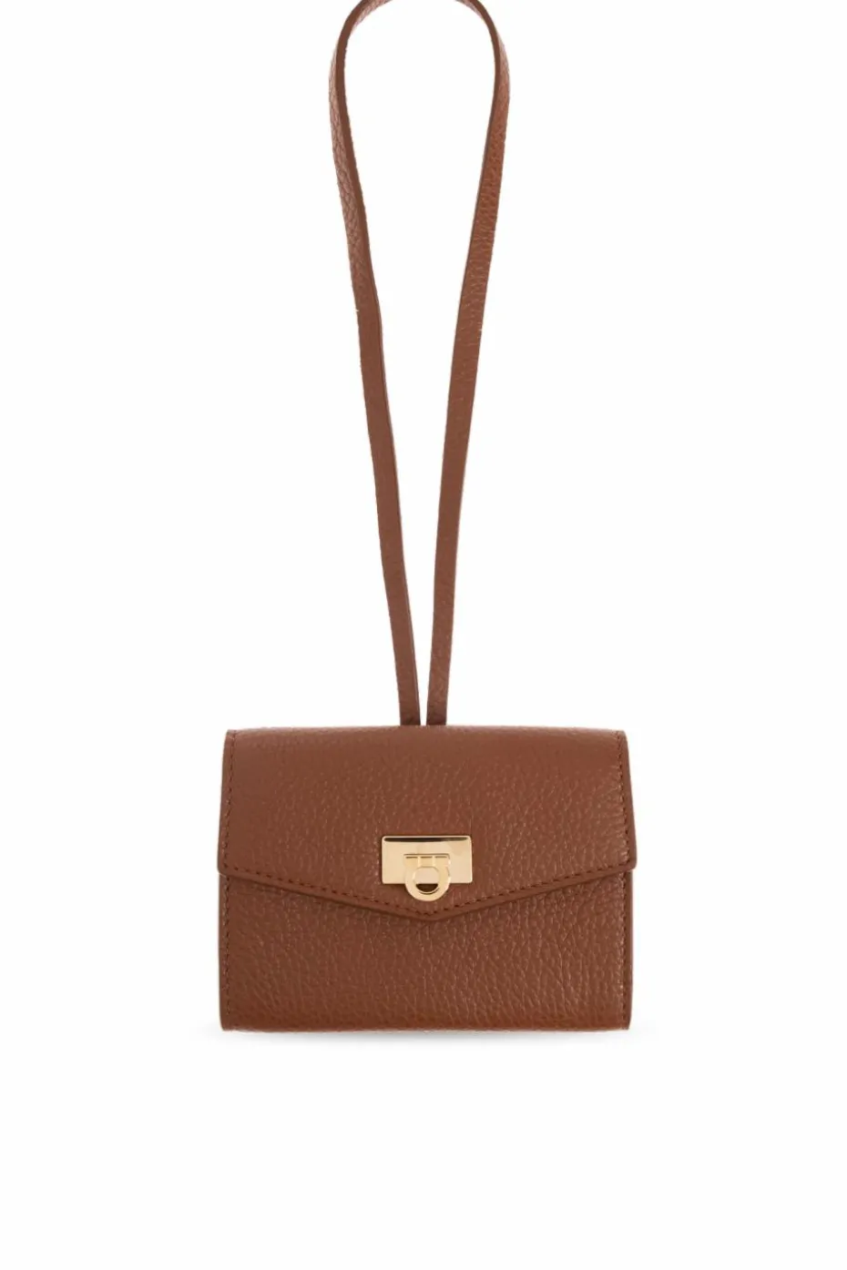 FERRAGAMO BROWN Belt bag