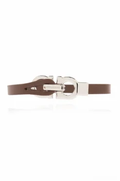 FERRAGAMO BROWN Bracelet with logo