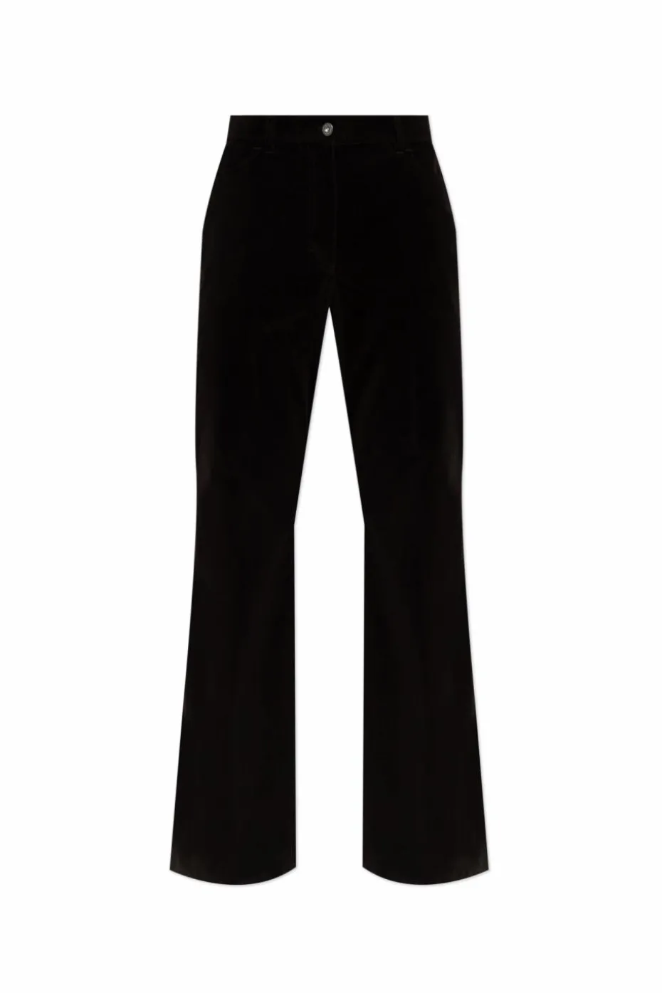 FERRAGAMO BROWN Corduroy pants