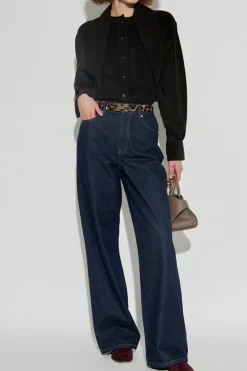 FERRAGAMO BROWN Corduroy shirt