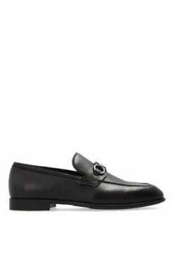 FERRAGAMO BROWN FERRAGO `Foster` loafers
