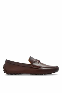 FERRAGAMO BROWN āFlorinā moccasins