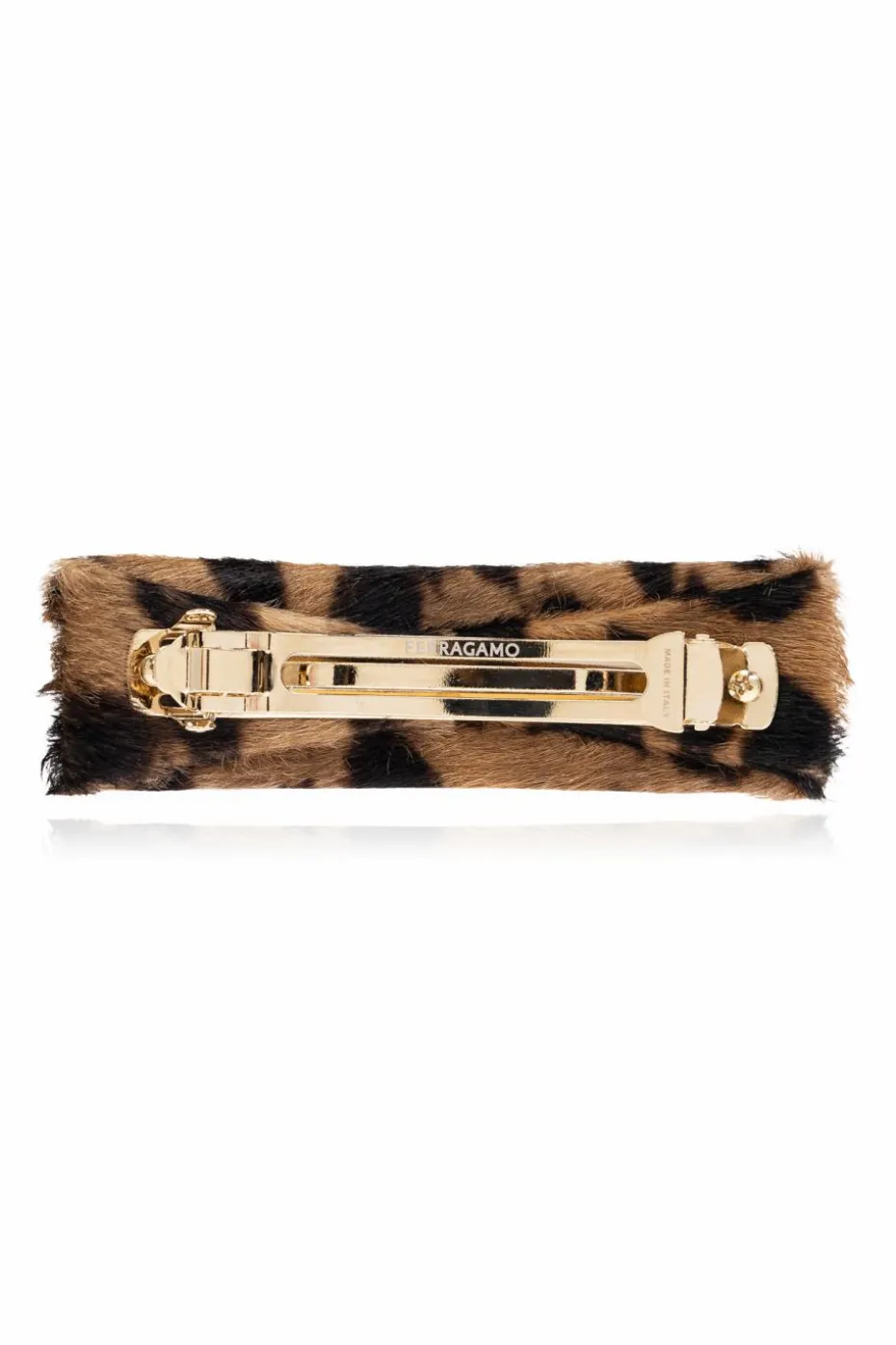 FERRAGAMO BROWN Hair clip