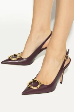 FERRAGAMO BROWN Heeled shoes "Sara"