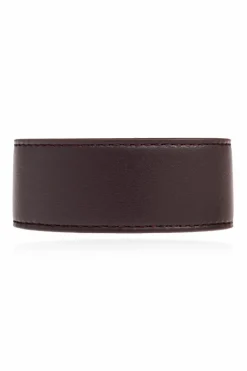 FERRAGAMO BROWN Leather Bracelet