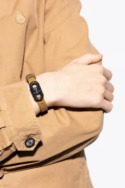FERRAGAMO BROWN Leather bracelet
