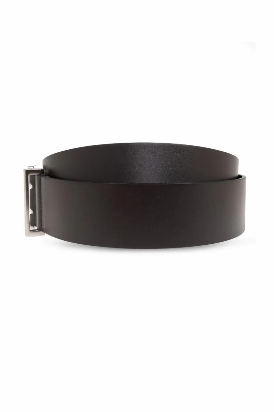 FERRAGAMO BROWN Leather belt