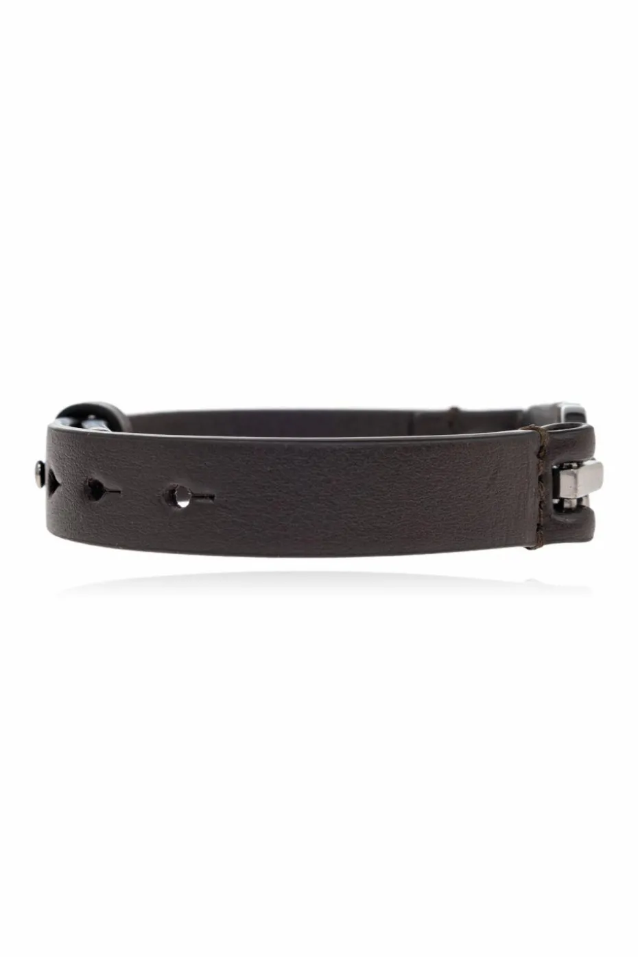 FERRAGAMO BROWN Leather bracelet