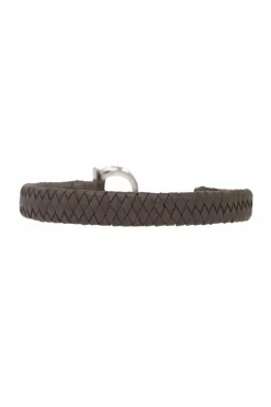 FERRAGAMO BROWN Leather bracelet