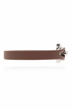 FERRAGAMO BROWN Leather bracelet