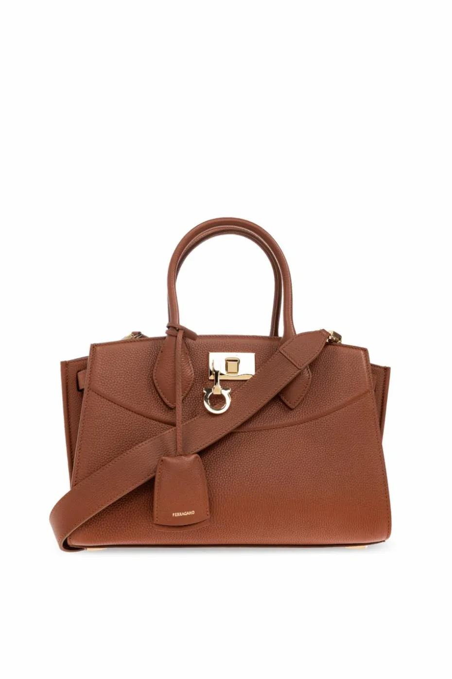 FERRAGAMO BROWN Leather handbag