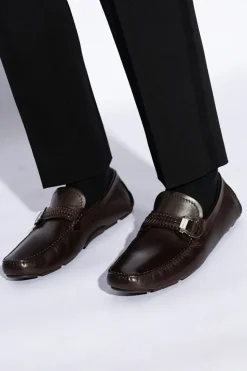 FERRAGAMO BROWN Leather shoes Calipso