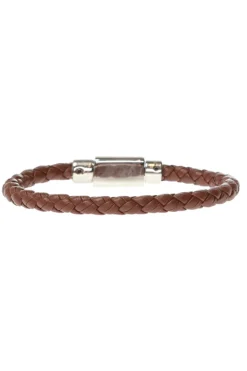FERRAGAMO BROWN Logo bracelet