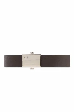 FERRAGAMO BROWN Reversible belt