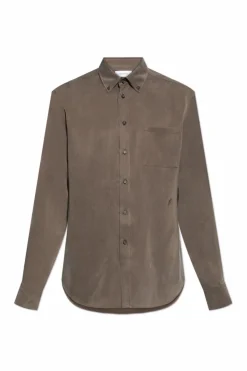 FERRAGAMO BROWN Shirt with pocket