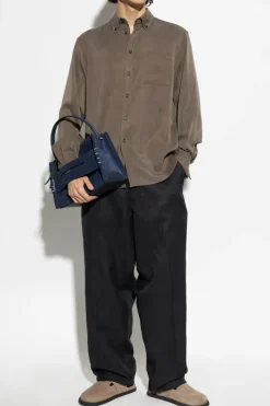 FERRAGAMO BROWN Shirt with pocket