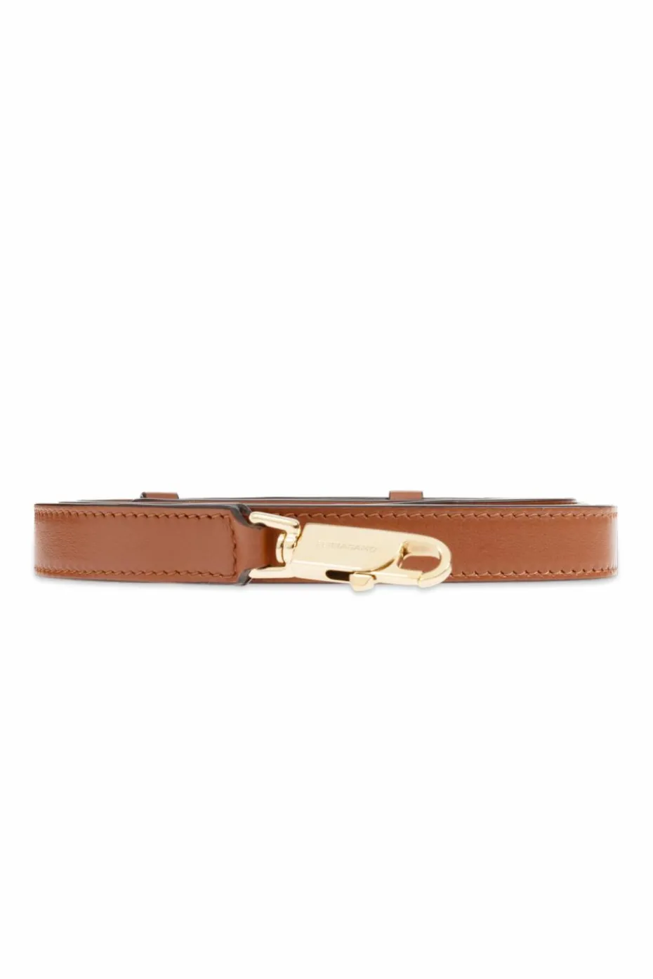 FERRAGAMO BROWN Shoulder Bag `Hug S`