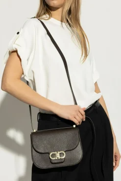 FERRAGAMO BROWN Shoulder bag