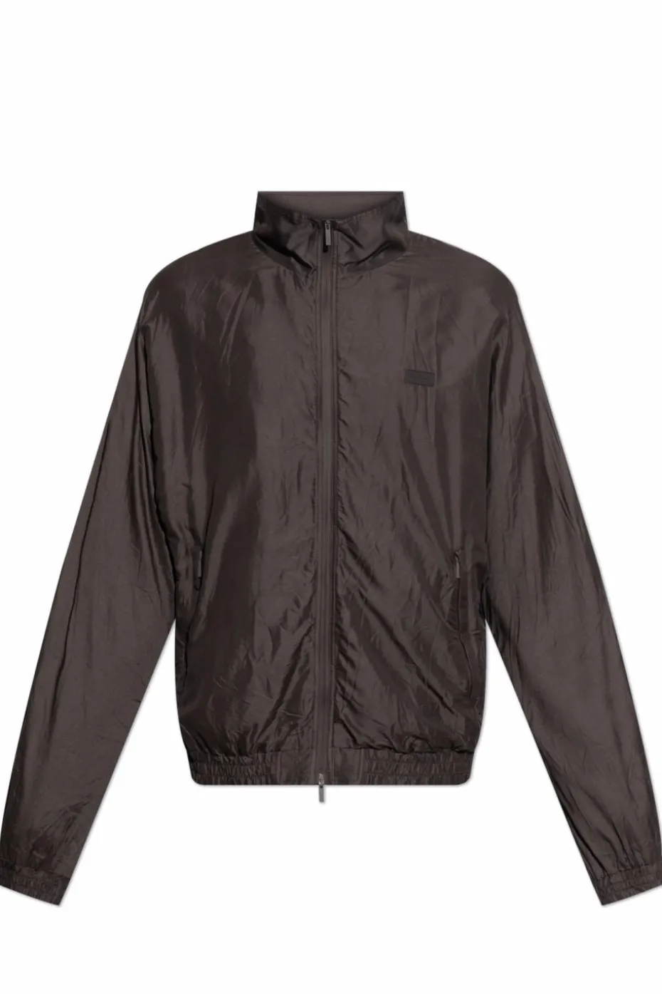 FERRAGAMO BROWN Silk jacket