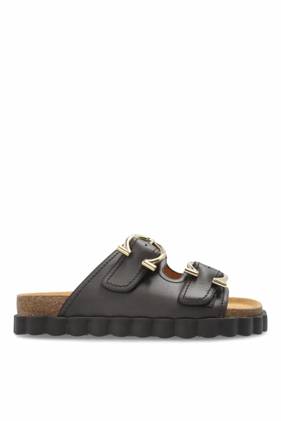 FERRAGAMO BROWN Slides "Kapalua"