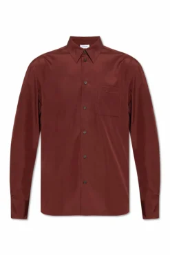 FERRAGAMO BURGUNDY Shirt with pocket