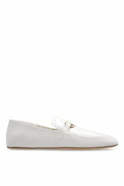 FERRAGAMO cream ‘Elaine’ loafers