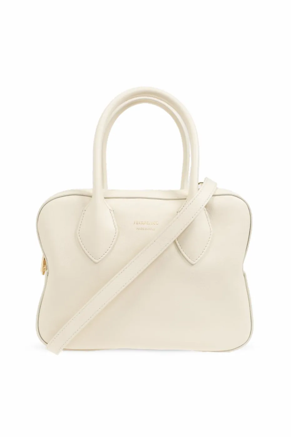 FERRAGAMO cream Shoulder bag