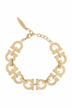FERRAGAMO GOLD Bracelet with logo