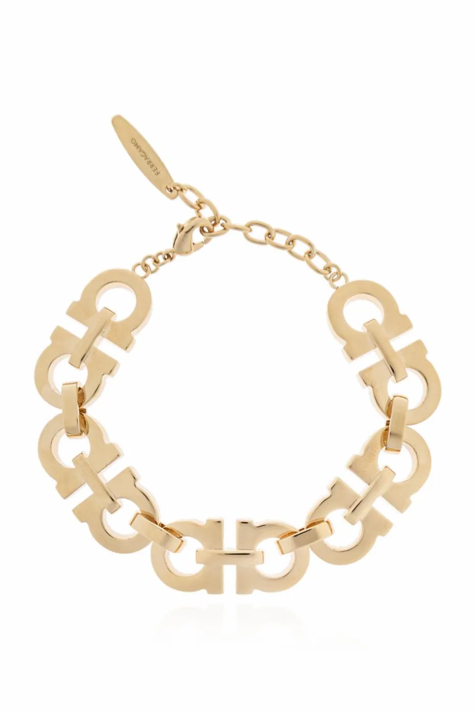 FERRAGAMO GOLD Bracelet with logo