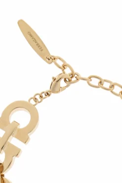 FERRAGAMO GOLD Bracelet with logo