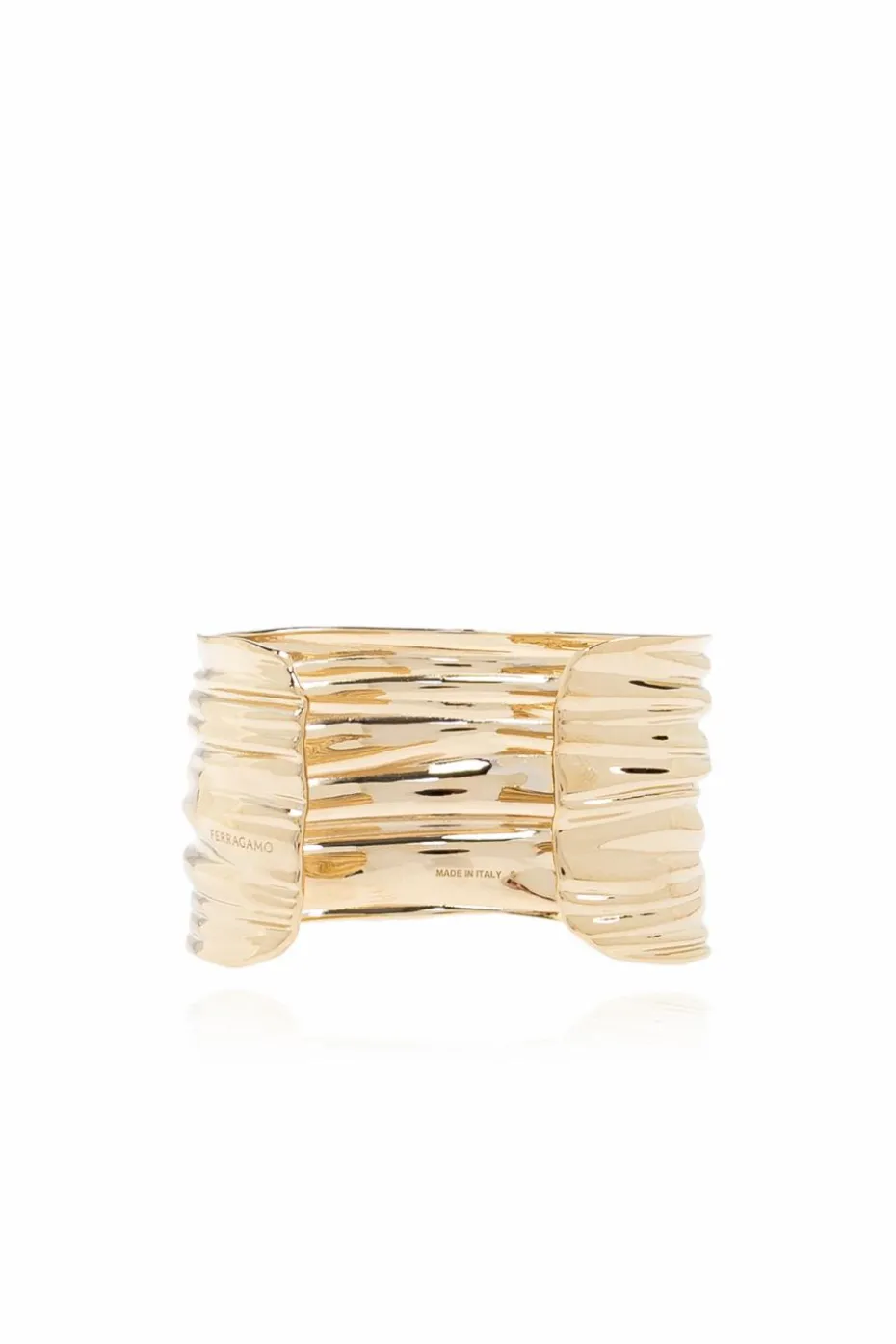 FERRAGAMO GOLD Brass bracelet