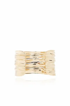 FERRAGAMO GOLD Brass bracelet