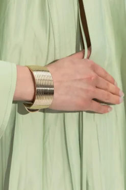 FERRAGAMO GOLD Brass bracelet