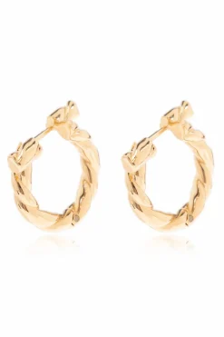 FERRAGAMO GOLD Brass earrings