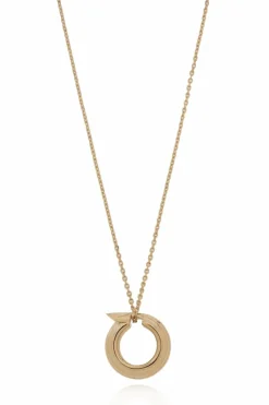 FERRAGAMO GOLD Brass Necklace