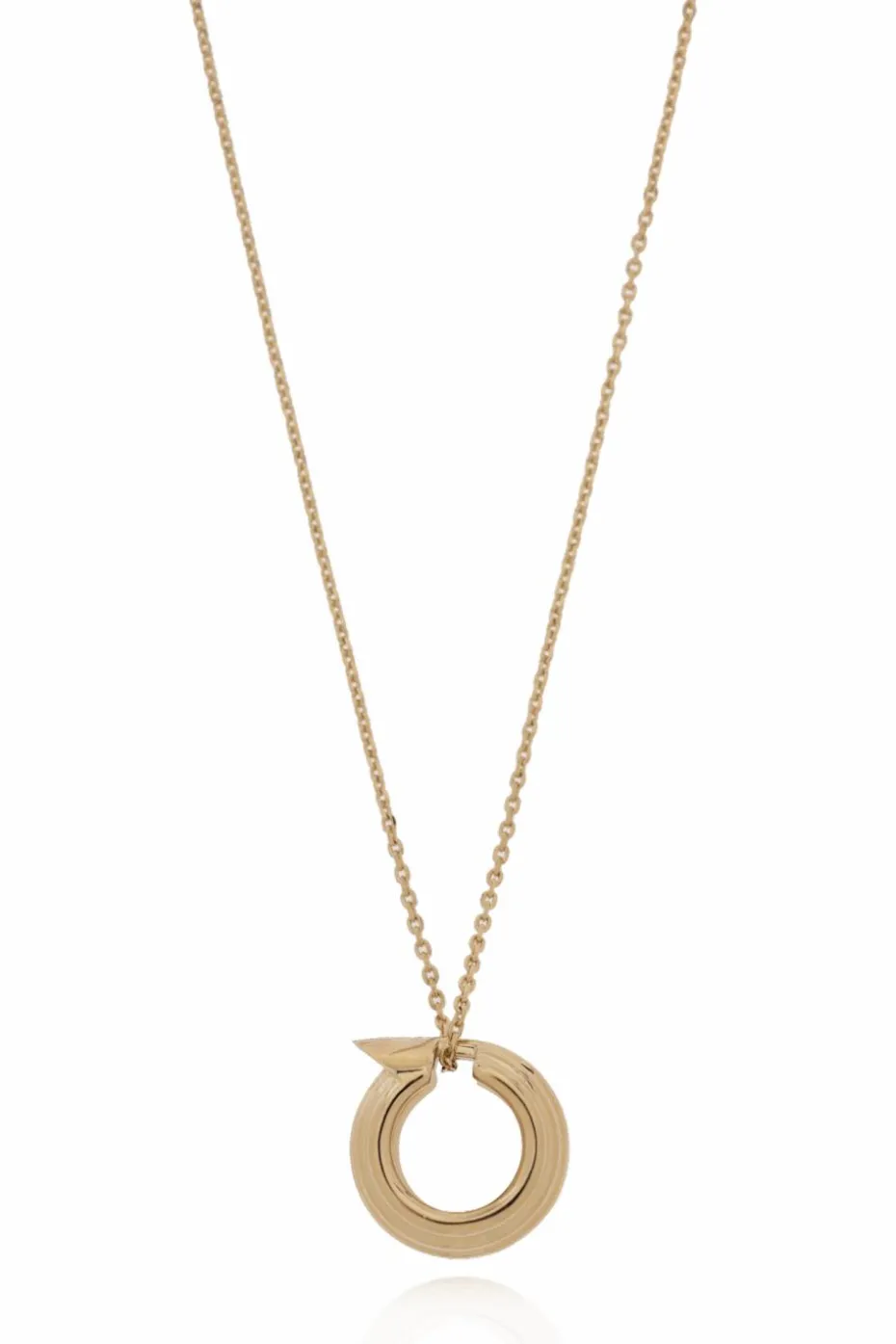 FERRAGAMO GOLD Brass Necklace