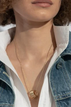 FERRAGAMO GOLD Brass Necklace