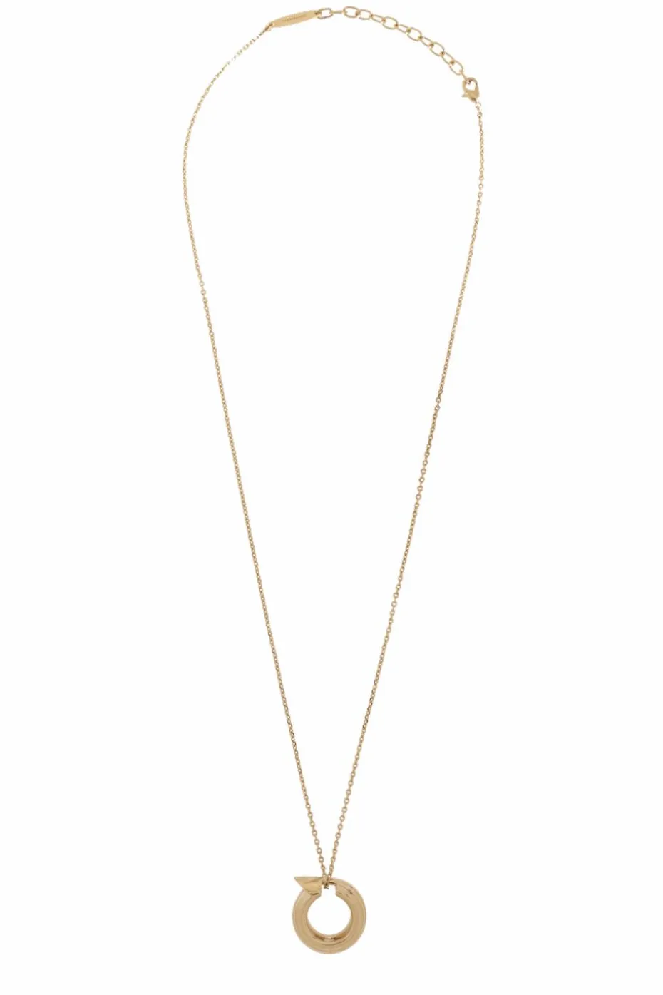 FERRAGAMO GOLD Brass Necklace