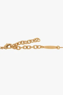 FERRAGAMO GOLD Brass necklace