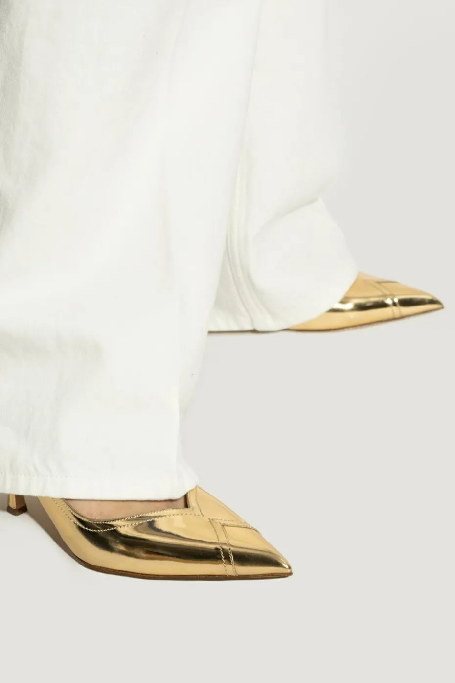 FERRAGAMO GOLD Egna High Heels
