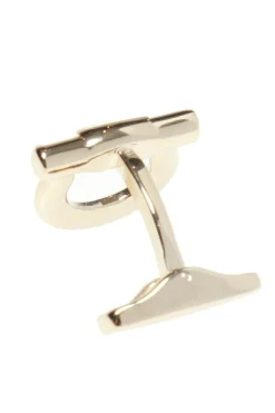 FERRAGAMO GOLD Logo cuff links