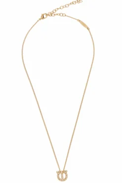FERRAGAMO GOLD Necklace with logo